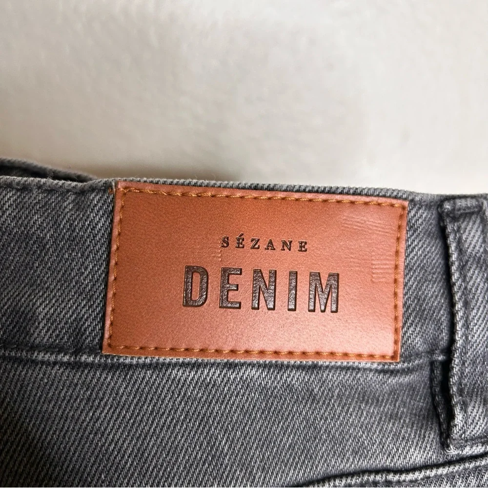 Sezane Le Wide Leg jeans grey